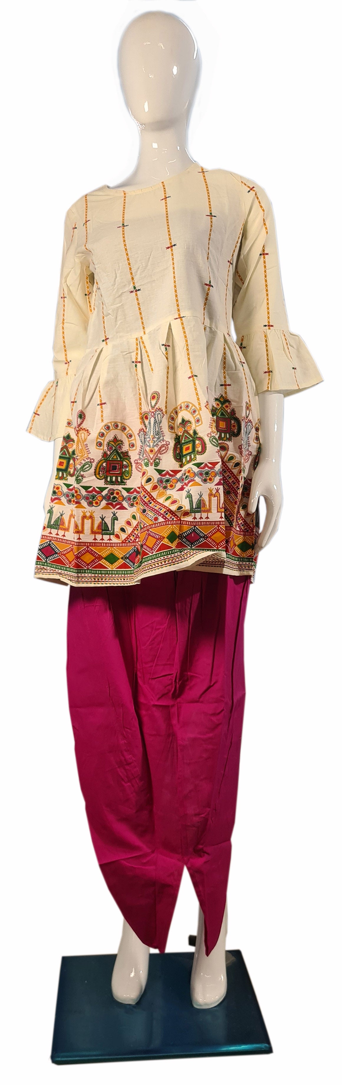Cotton Fancy Dress Top and Skirt Collection