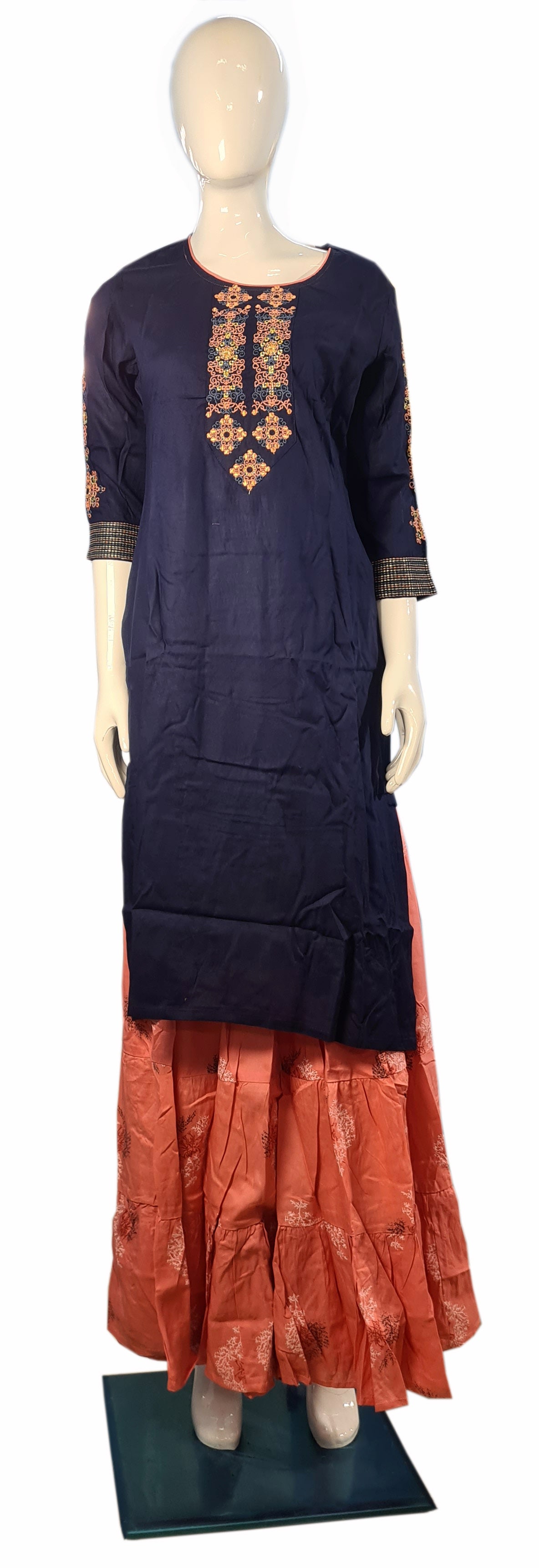 Cotton Fancy Dress Top and Skirt Collection