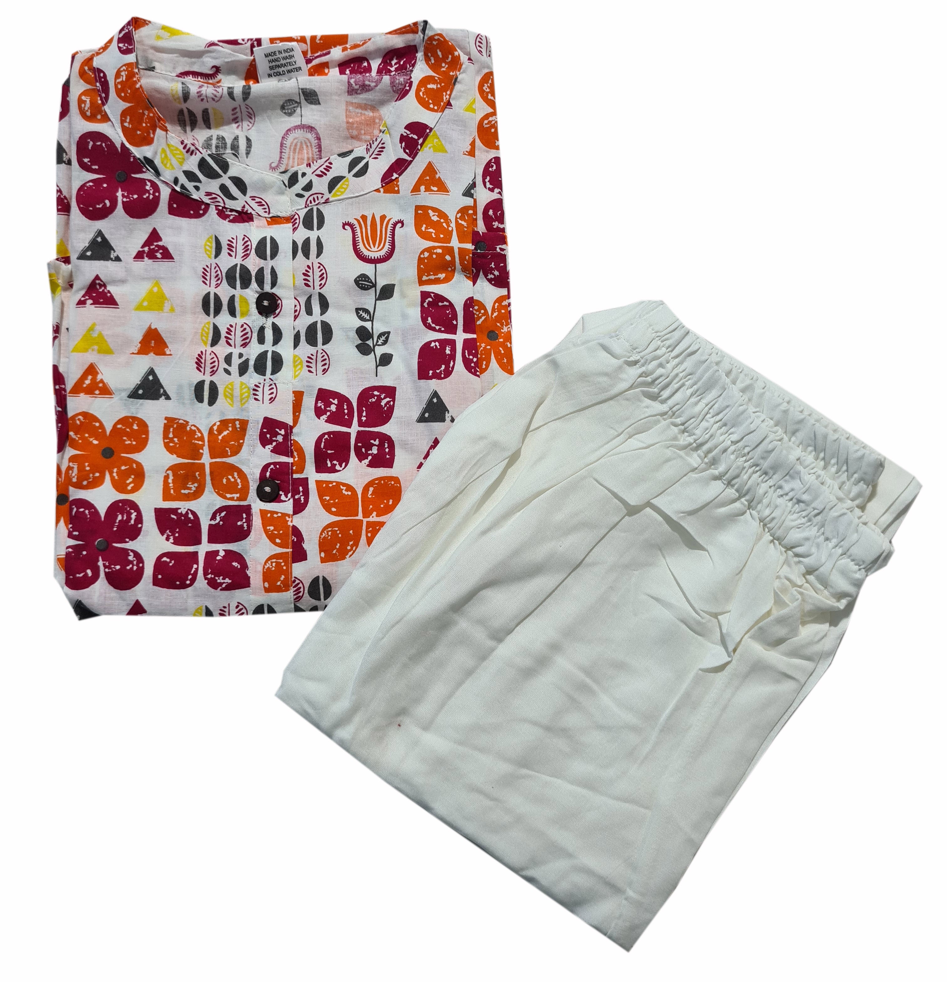 Cotton Fancy Dress Top and Pant Collection