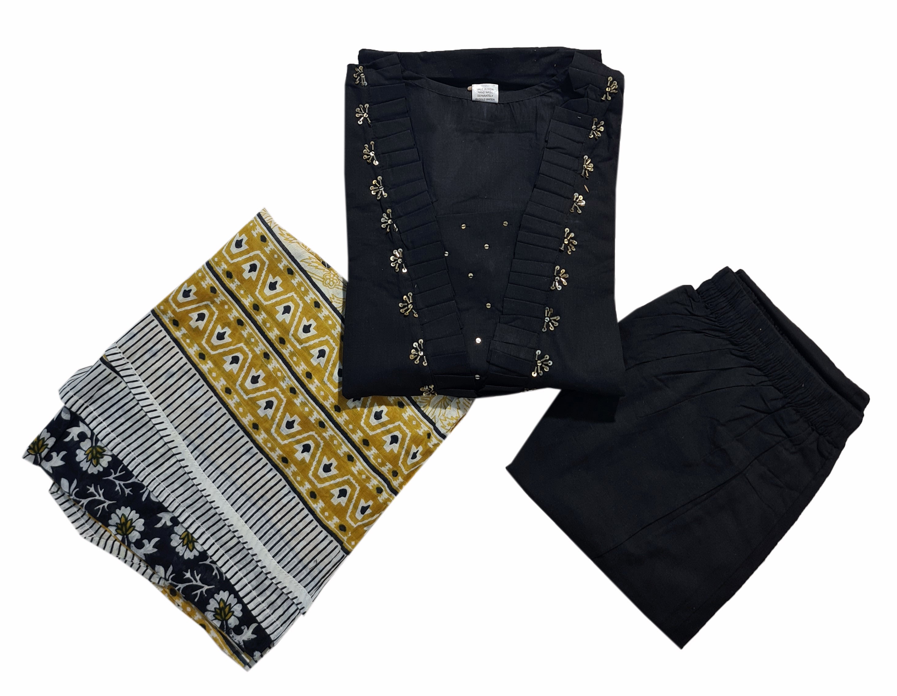 Cotton Fancy Dress Top with Pant and Dupatta Collection