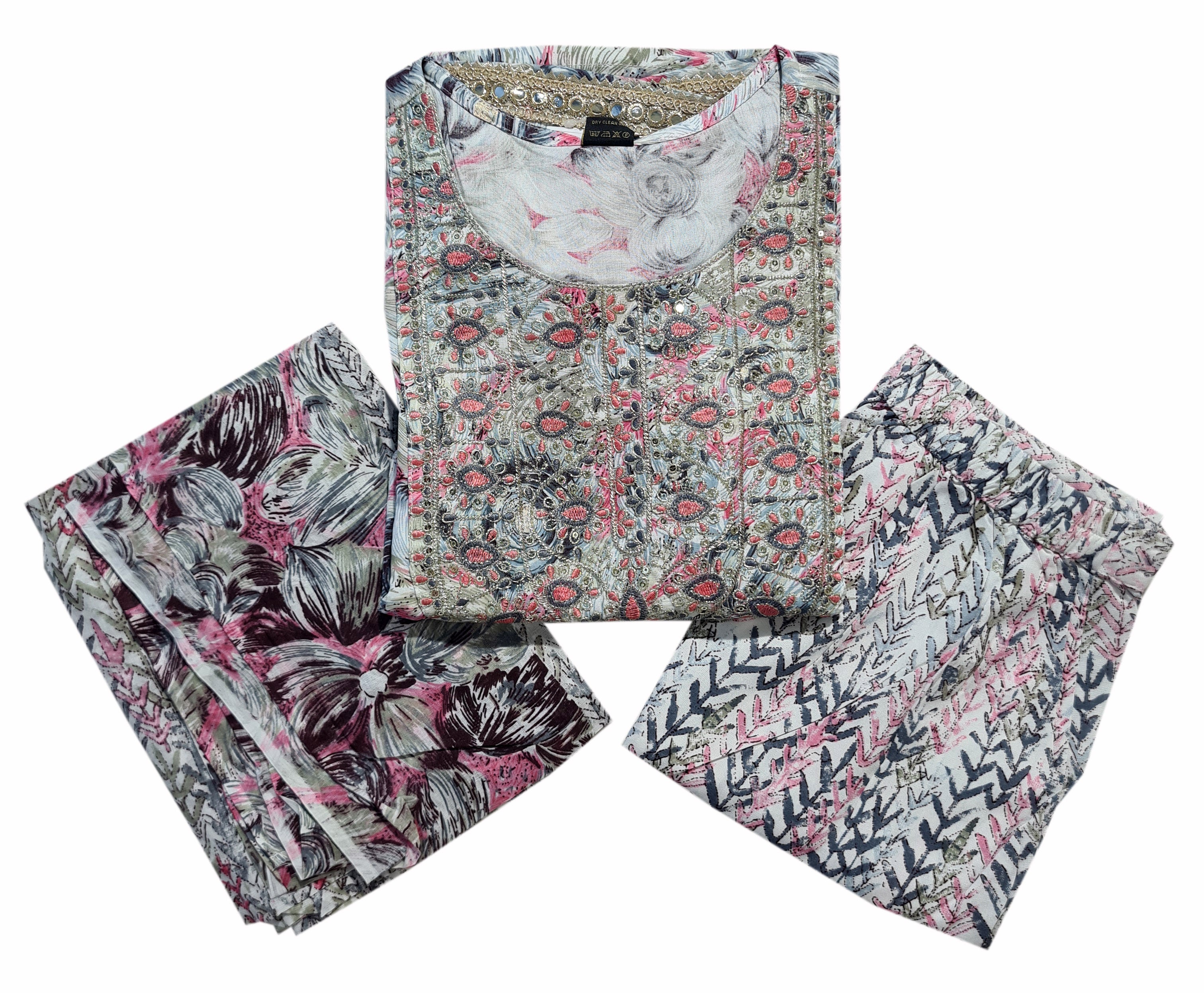 Cotton Fancy Dress Top with Pant and Dupatta Collection