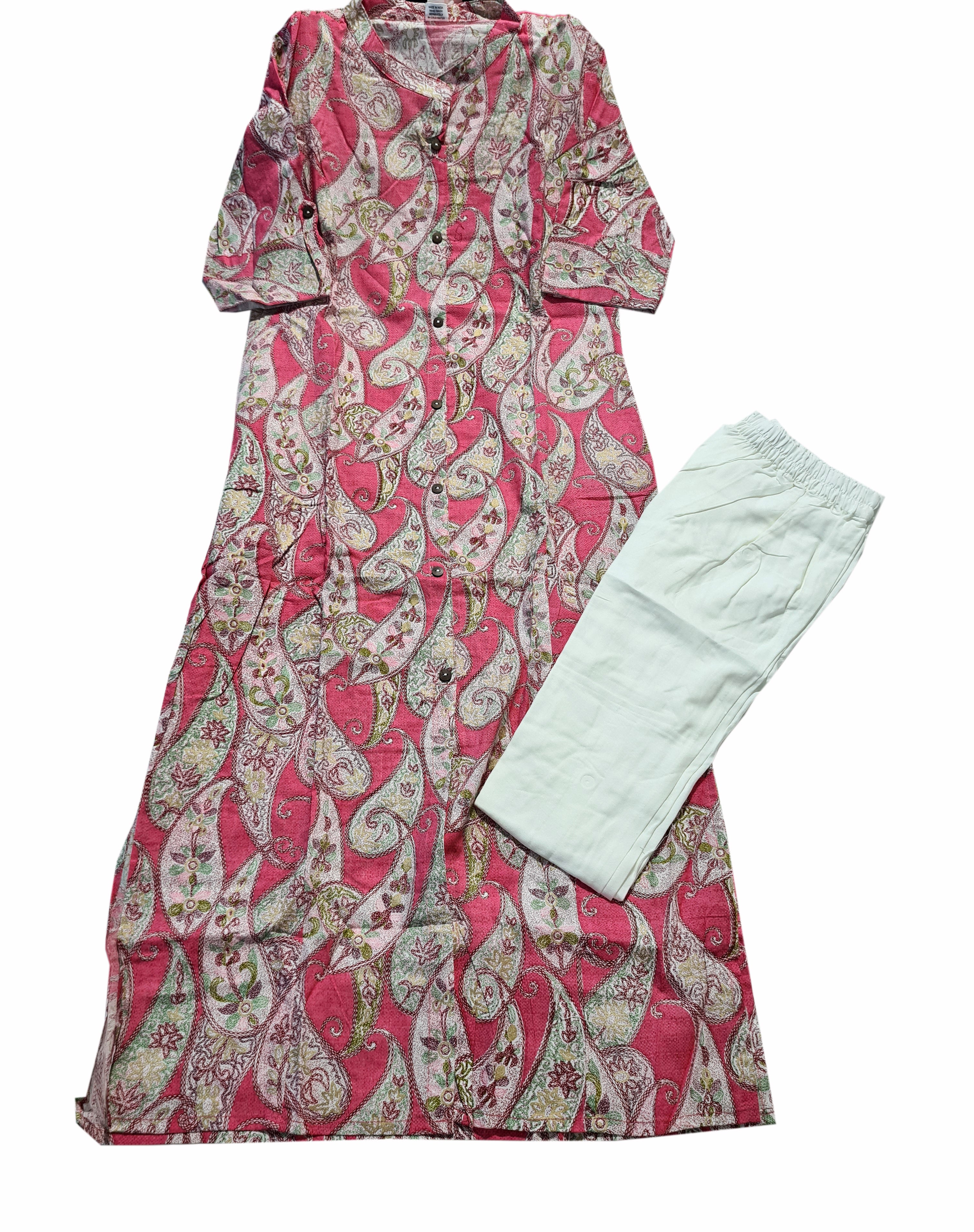 Cotton Fancy Dress Top and Pant Collection
