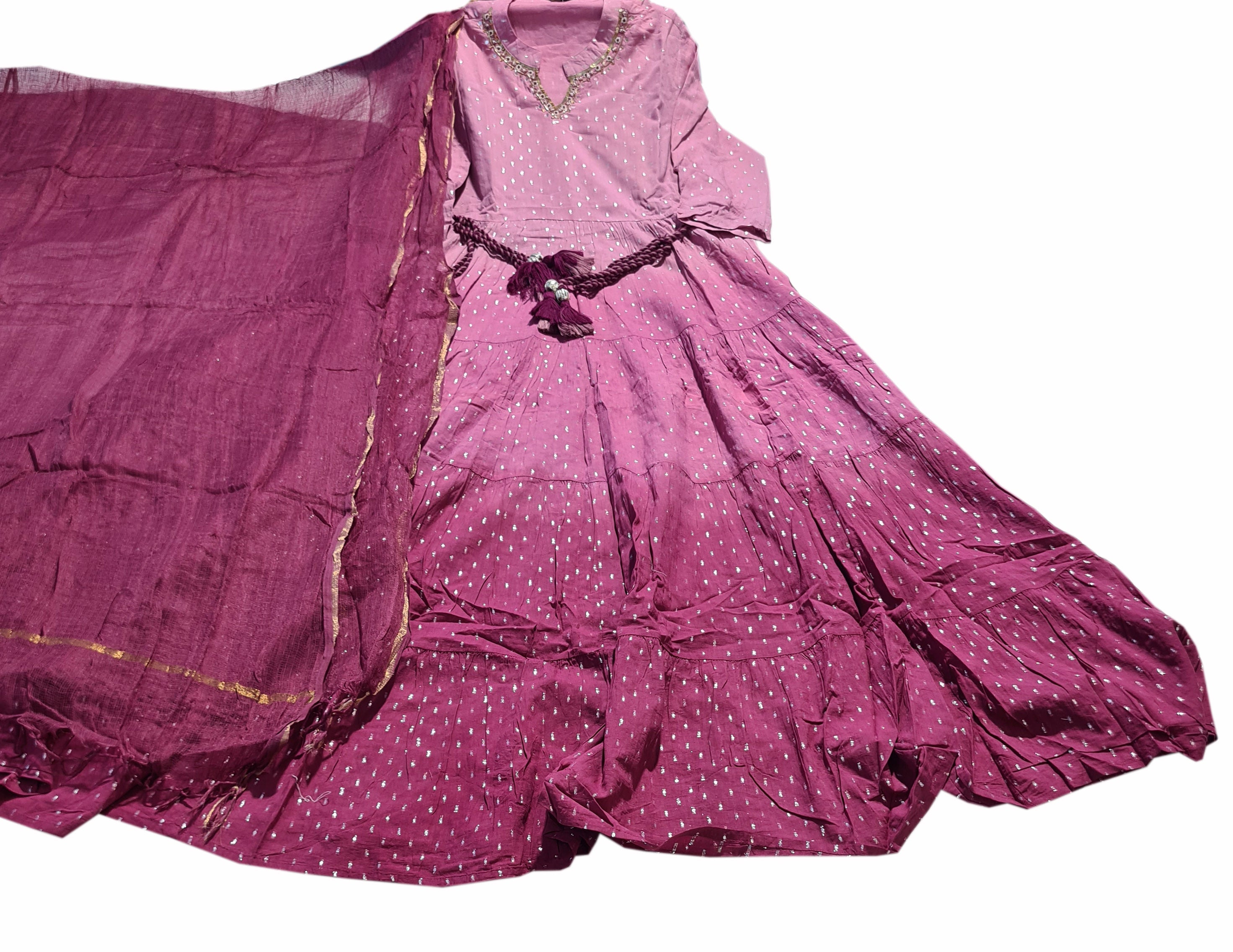 Cotton Fancy Dress Top and Dupatta Collection