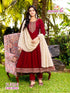 Aanchi Presents Surbhi Vichitra Silk Embroidery Worked Kurti With Bottom And Dupatta Collections