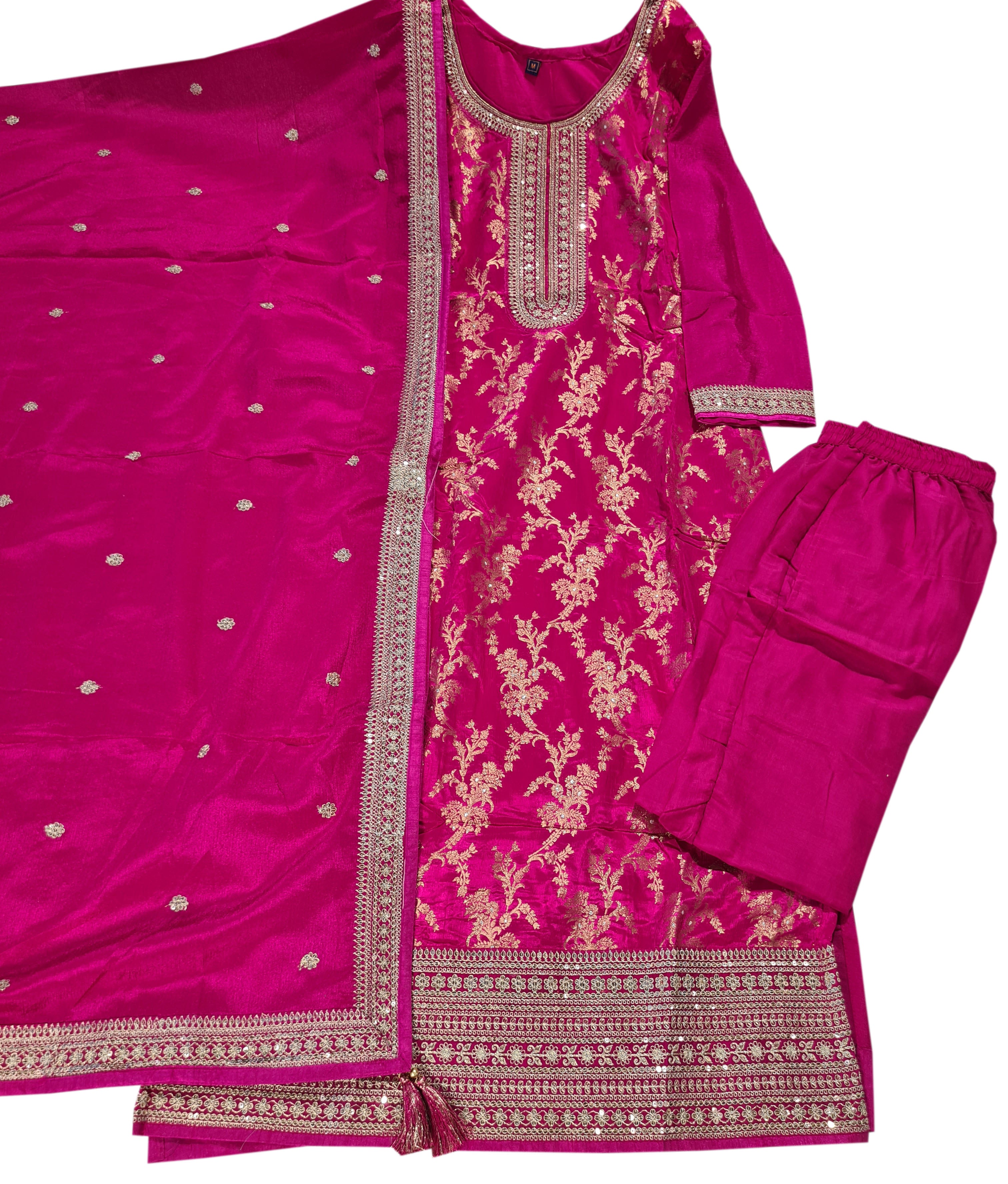 Vinay Fashion Presents Kuleesh Nidhi Beautiful Work Designer Dress Material Festive Collections