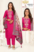 Hazelnut Vatican Silk Set With Digital Print Dupatta Collections
