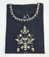 Bangalore Silk Kurtis With Neck Work