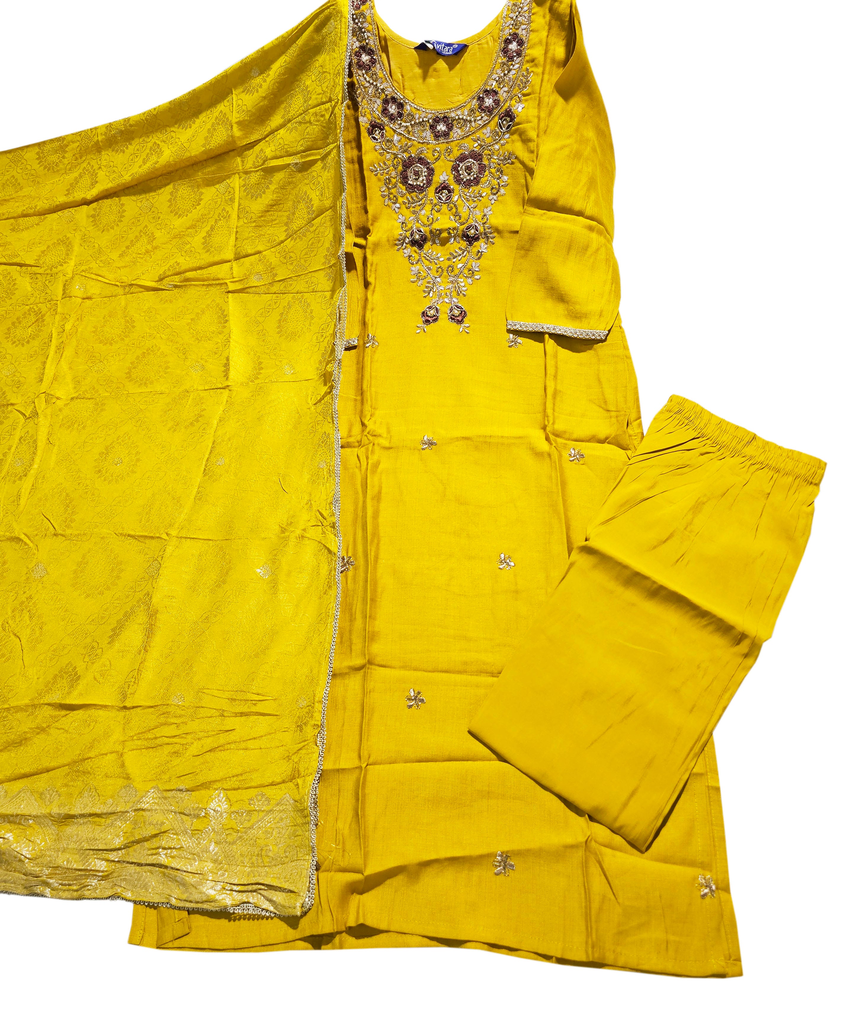 Kasturi Hand Work With Designer Dupatta Collection