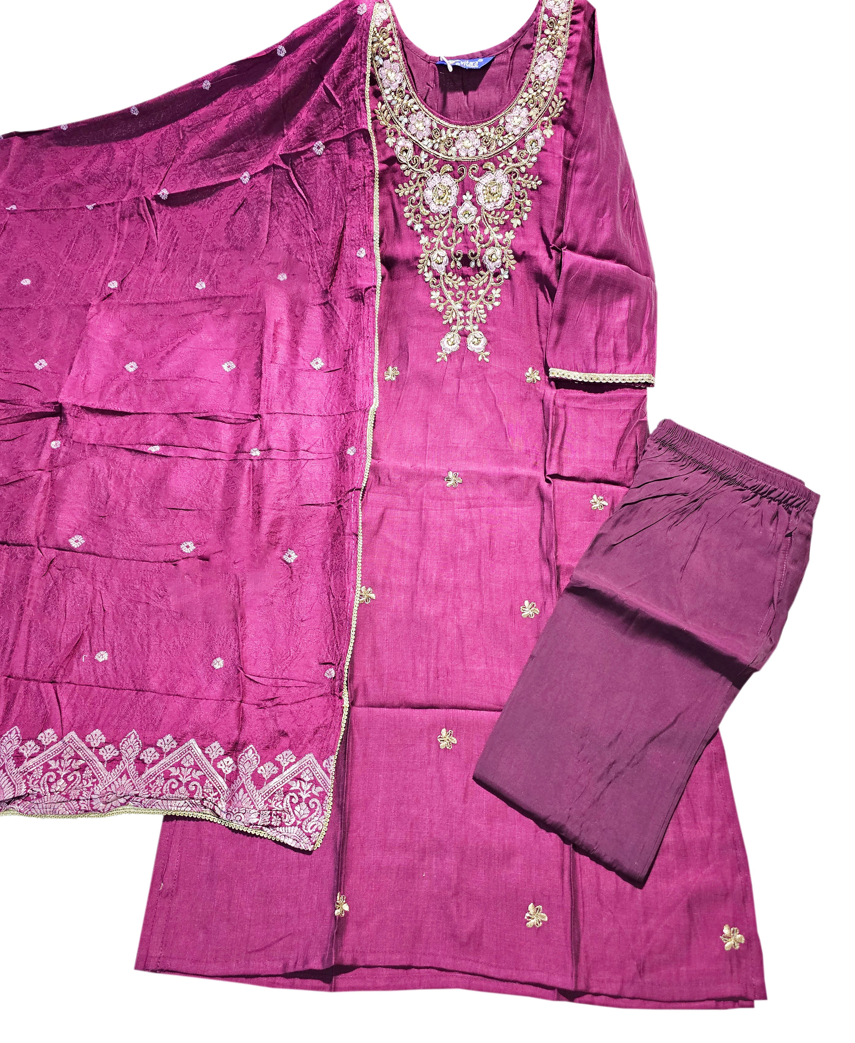 Kasturi Hand Work With Designer Dupatta Collection
