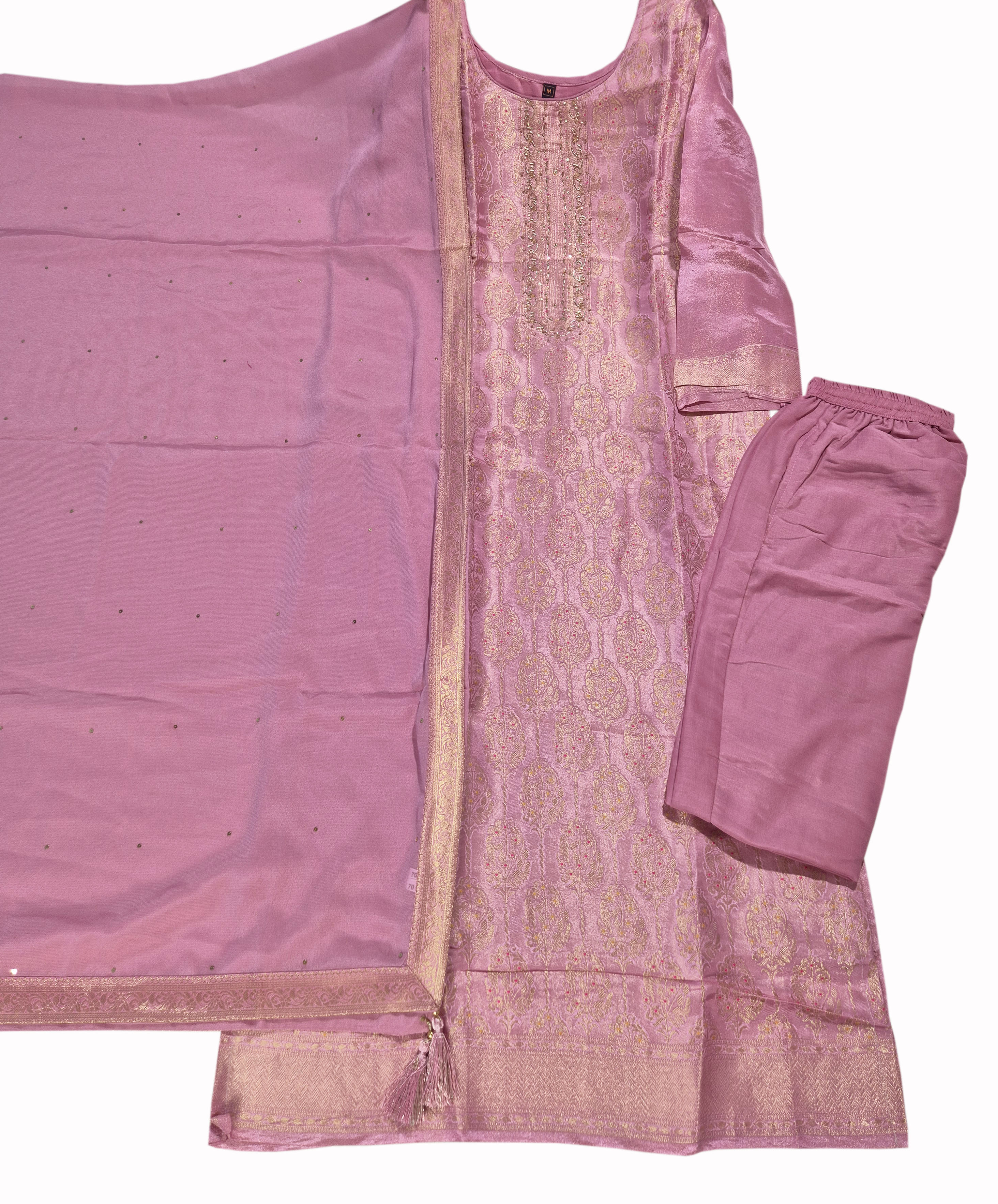 Vinay Kuleesh Presents Peehu Viscose Simmer Jacquard Attractive Look 3Pcs Dress Collections