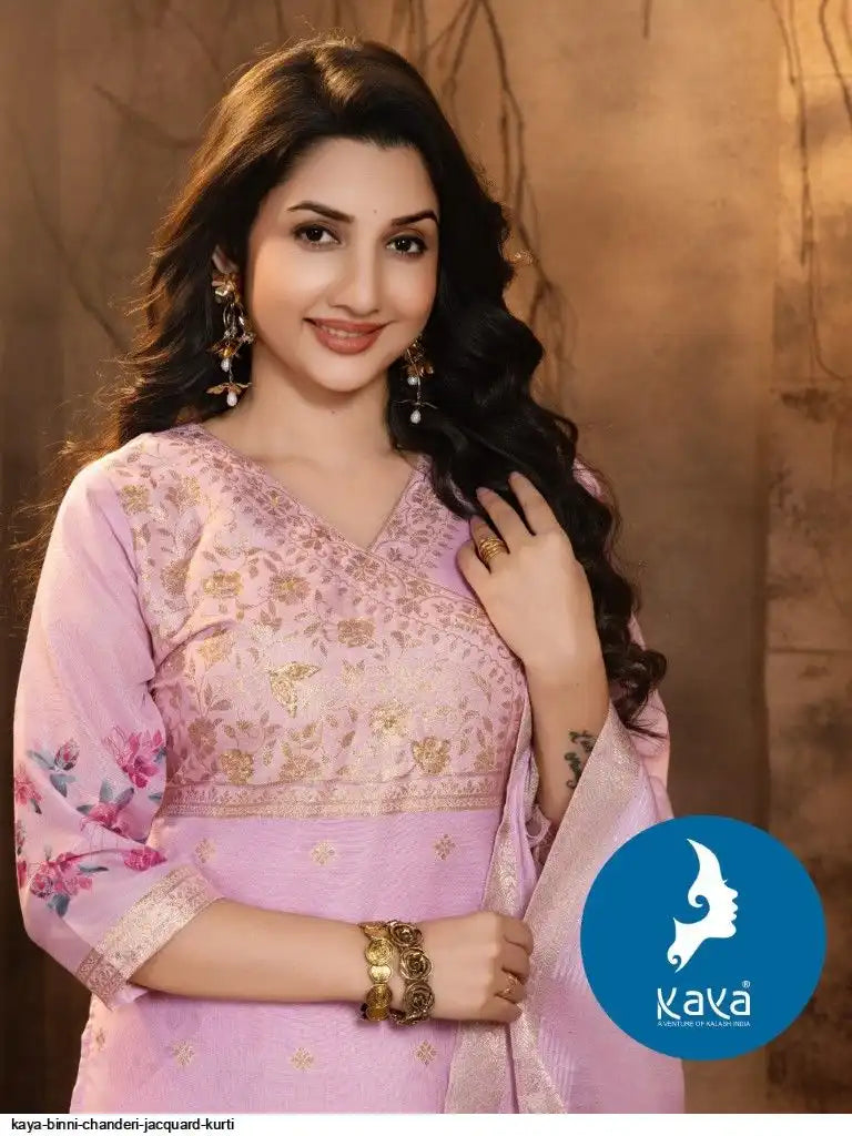 Kaya Binni Chanderu Jacquard Kurti Collections