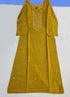 Bangalore Silk Kurtis With Mirror Neck And All Over Work
