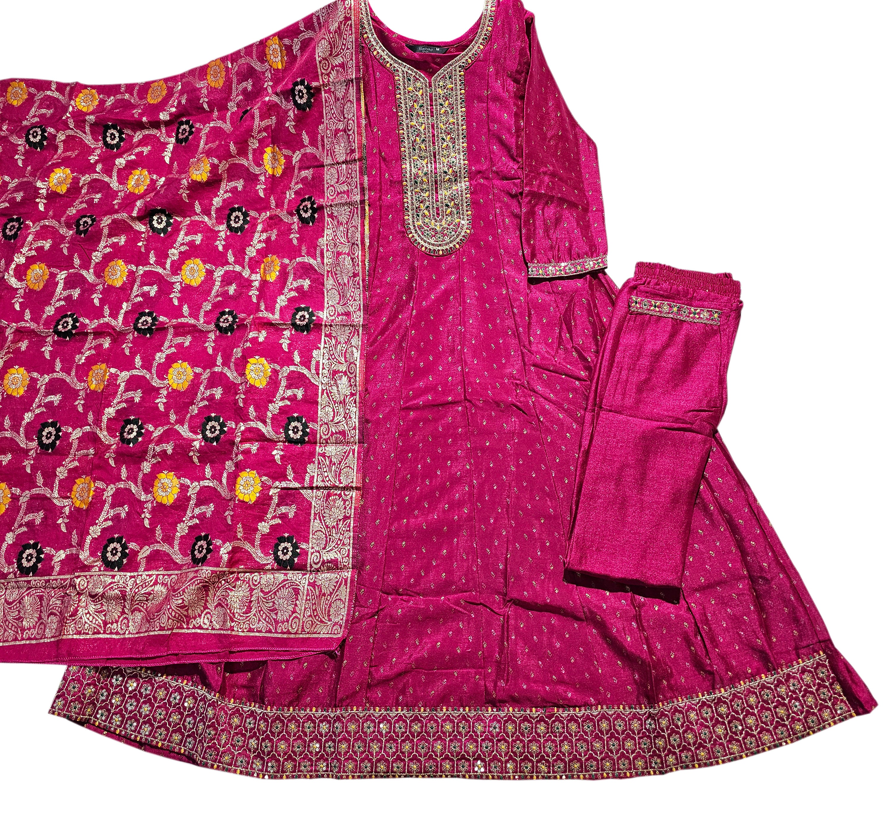 Radhika Mahek VOL-2 by Vichitra Silk With Embroidery Work With Full Inner Chanderi Mina Jacquerd Dupatta Collection