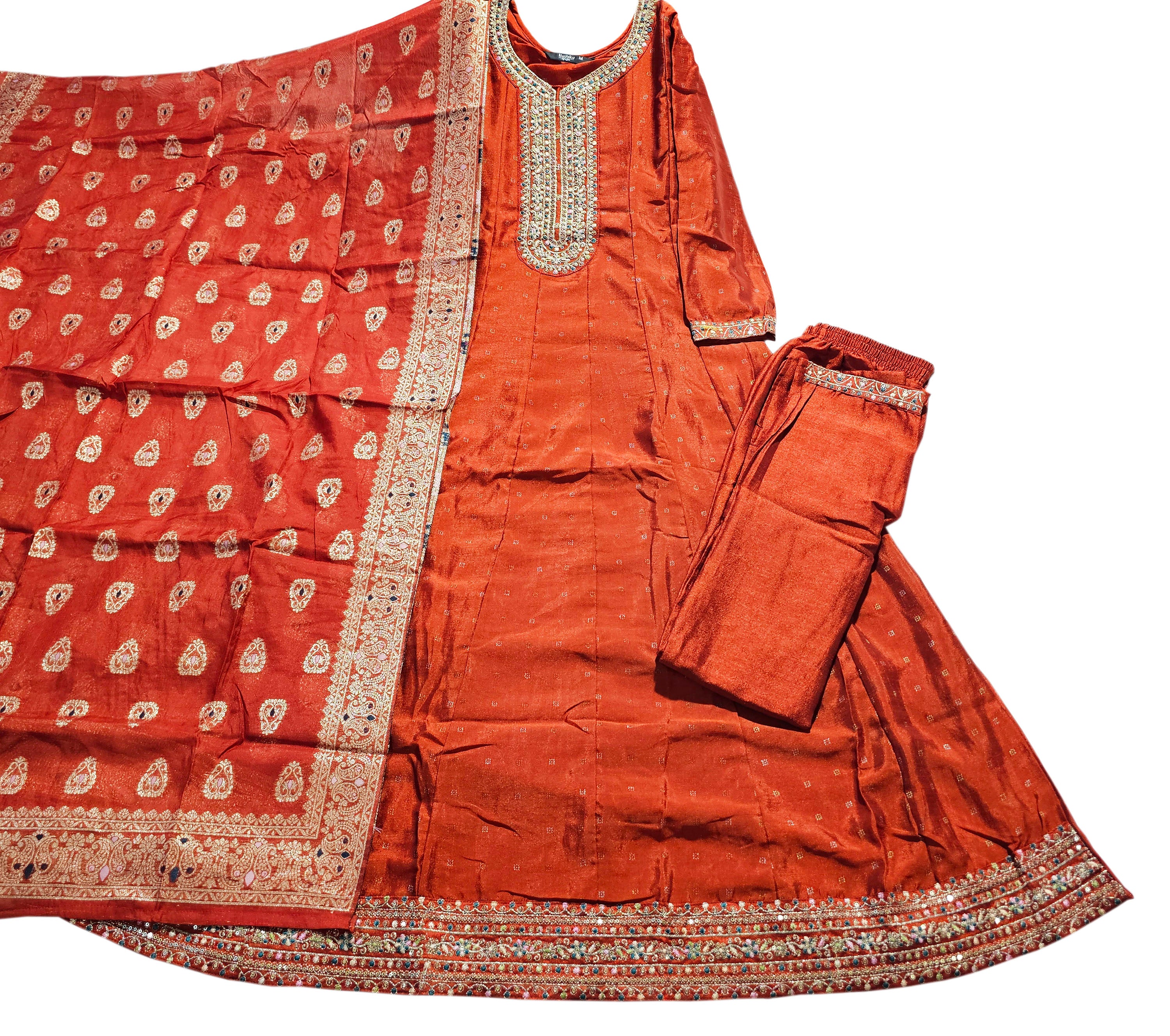 Radhika Mahek VOL-2 by Vichitra Silk With Embroidery Work With Full Inner Chanderi Mina Jacquerd Dupatta Collection