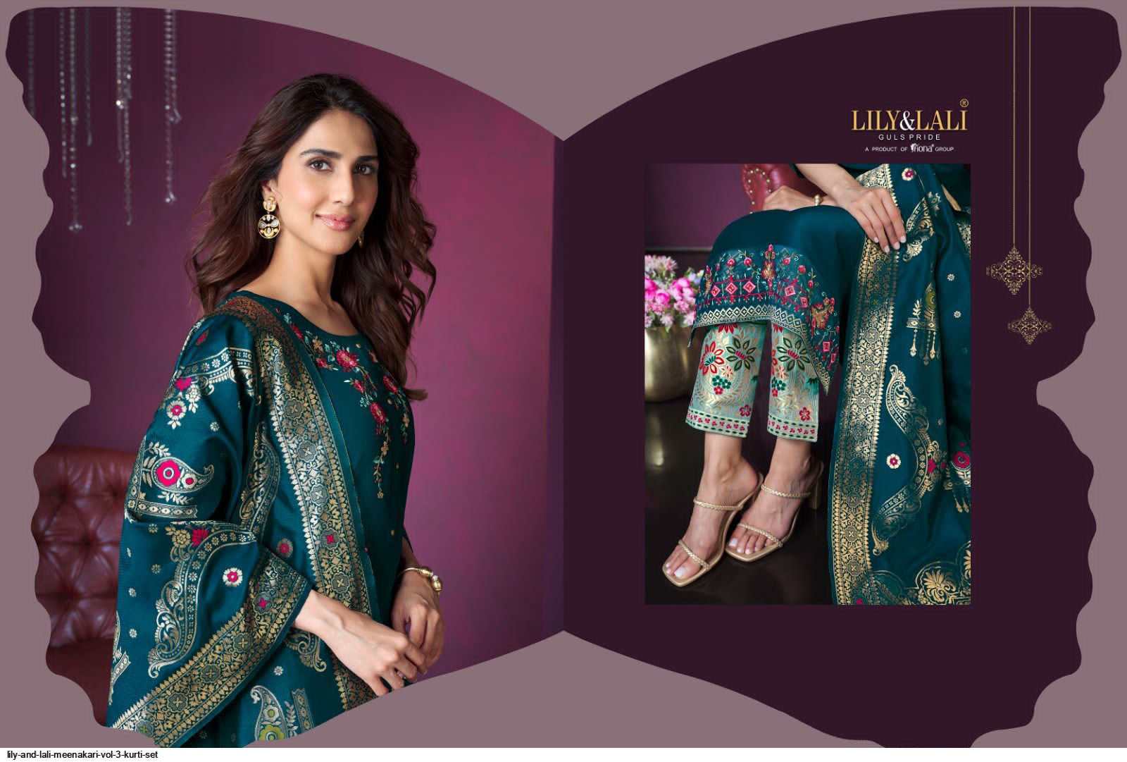 Lily & Lali Presents Meenakari VOL-3 Designer Party Wear Readymade Salwar Suits