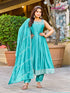 Aanchi Presents Orchid Vichitra Silk Embroidery Worked Kurti With Bottom And Dupatta Collections