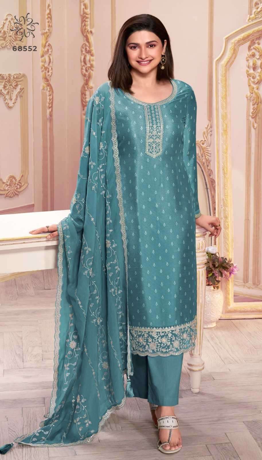 Vinay Presents Kuleesh Purva Hitlist Beautiful Print Thread Embroidery Georgette Suits Collections