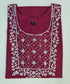 Bangalore Silk Kurtis With Mirror Neck Work