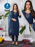 Kaya Kunti Chandelier Jacquard With Digital Printed Kurti Set Collections