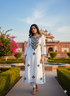 Blue Hills Presents Black & White VOL-20 Rayon With Thread Work Designer Ladies Kurti Combo Set