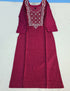 Bangalore Silk Kurtis With Mirror Neck Work