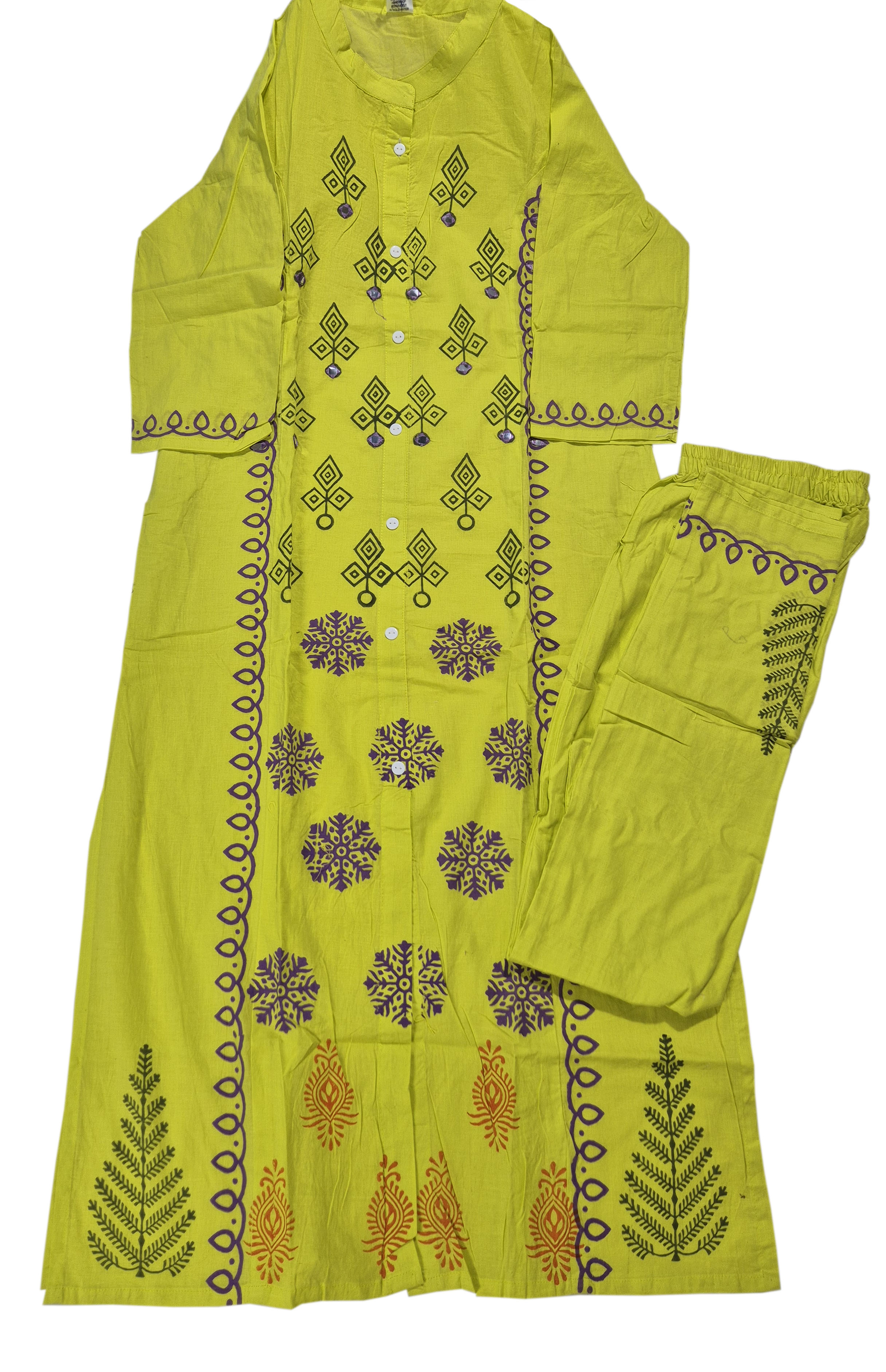 Cotton Fancy Dress Top with Pant Collection