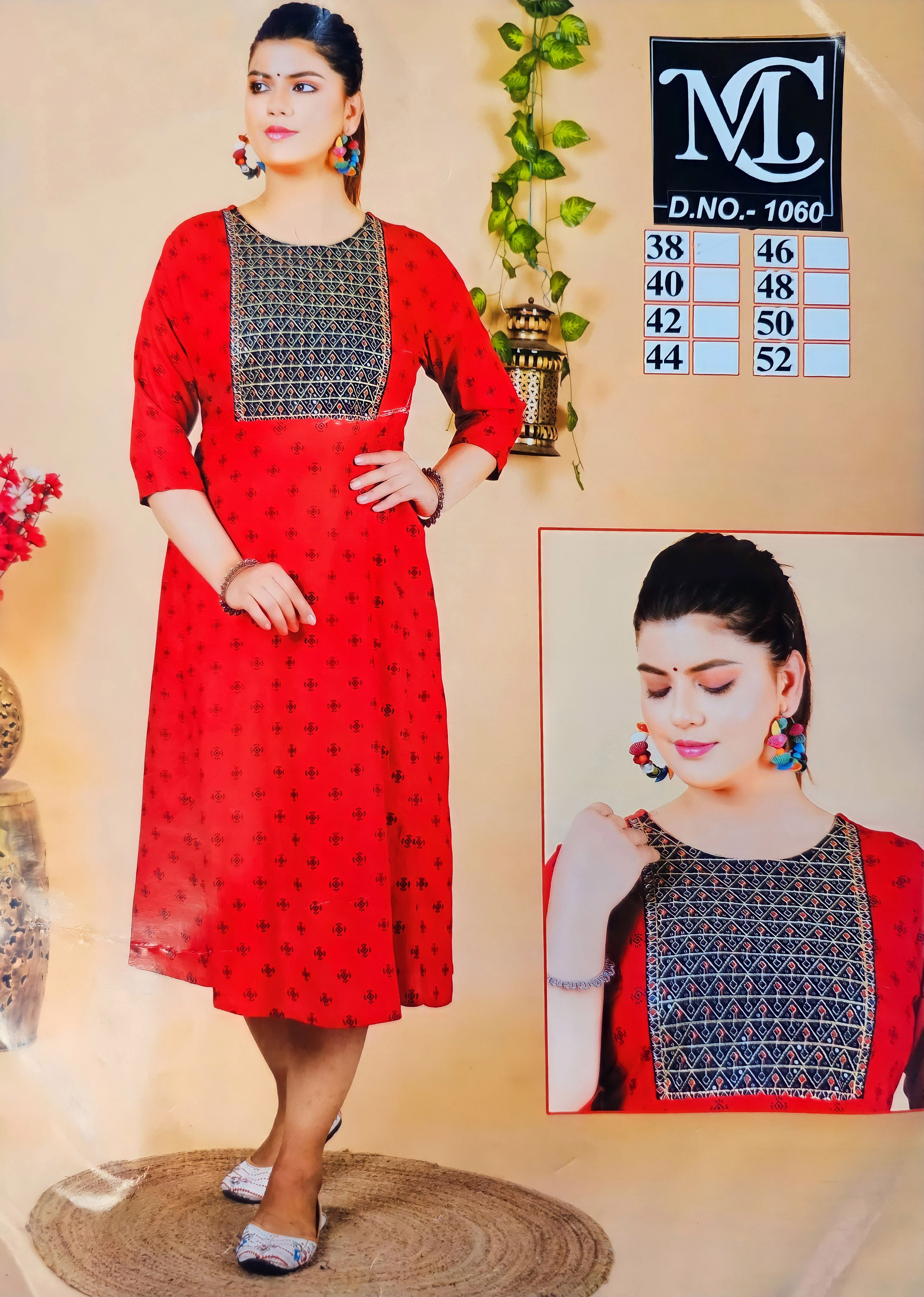 Embroidery Anarkali Kurtis Collection