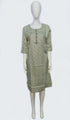 Bangalore Silk Printed Kurtis With Neck Work