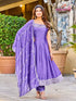 Aanchi Presents Orchid Vichitra Silk Embroidery Worked Kurti With Bottom And Dupatta Collections