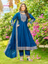 Aanchi Presents Spider Vichitra Silk Embroidery Worked Kurti With Bottom And Dupatta Collections