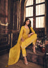 Rangoon Mahima Designer Fancy Nayra cut Kurti with Pant and Dupatta Collections