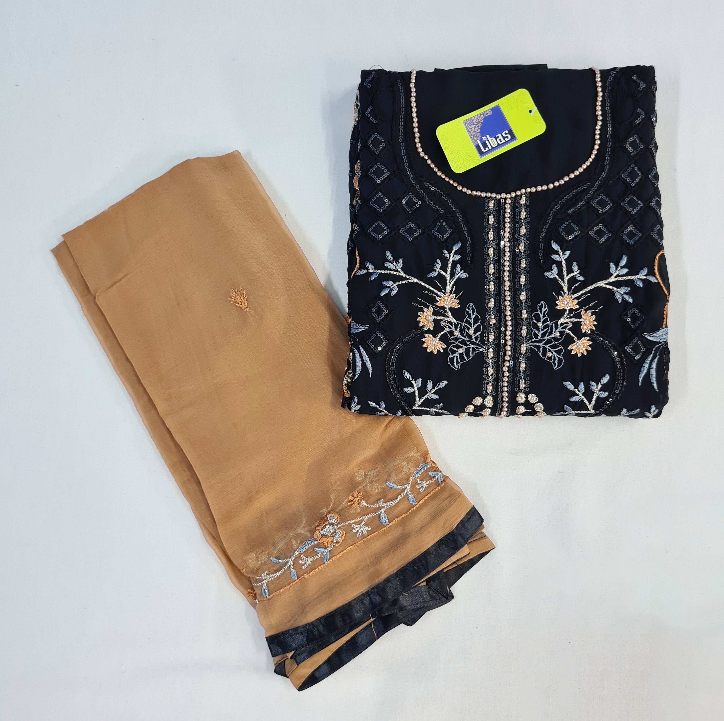 Libas Pakistani Semi Stitched Georgette Suit Collection