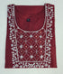 Bangalore Silk Kurtis With Mirror Neck Work