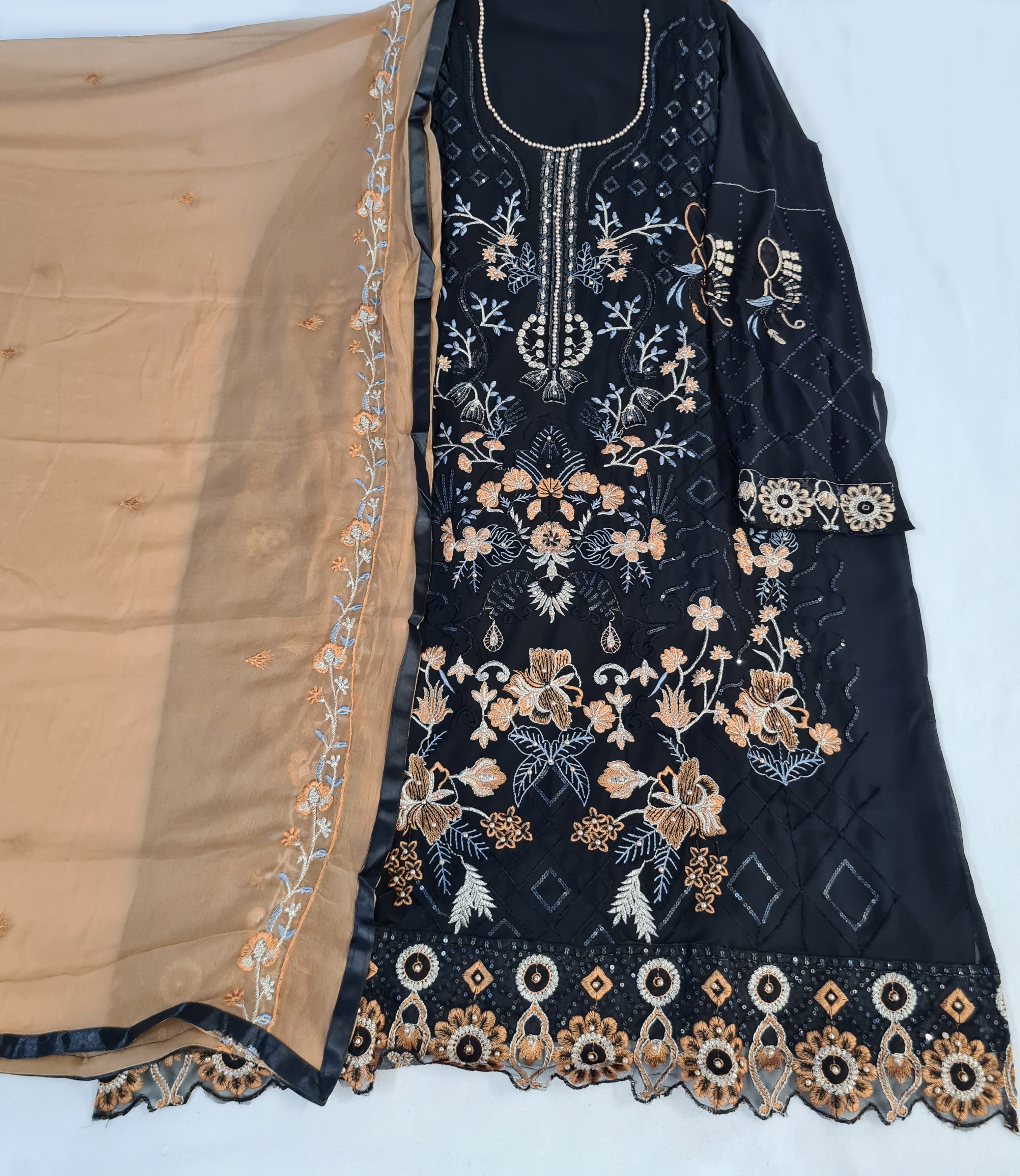 Libas Pakistani Semi Stitched Georgette Suit Collection