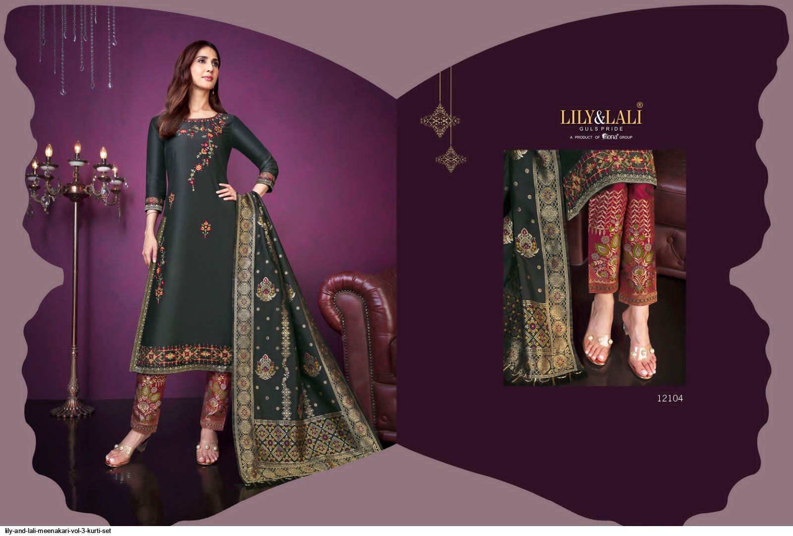 Lily & Lali Presents Meenakari VOL-3 Designer Party Wear Readymade Salwar Suits