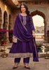 Aanchi Presents Reva Vichitra Silk Embroidery Worked Kurti With Bottom And Dupatta Collections