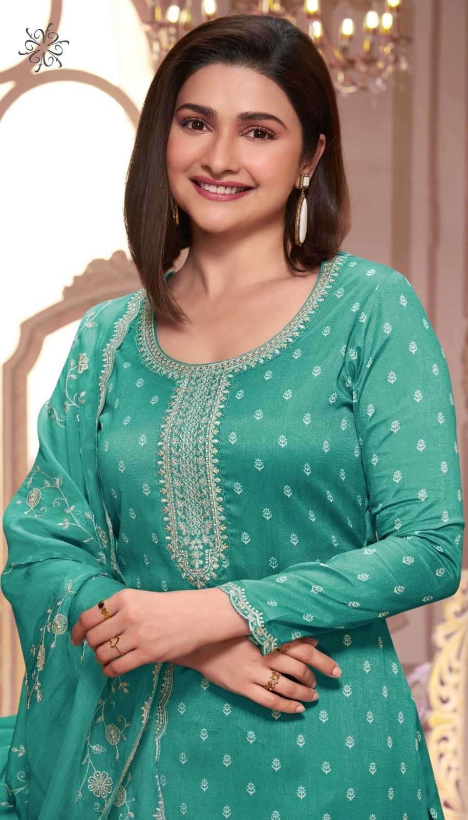 Vinay Presents Kuleesh Purva Hitlist Beautiful Print Thread Embroidery Georgette Suits Collections