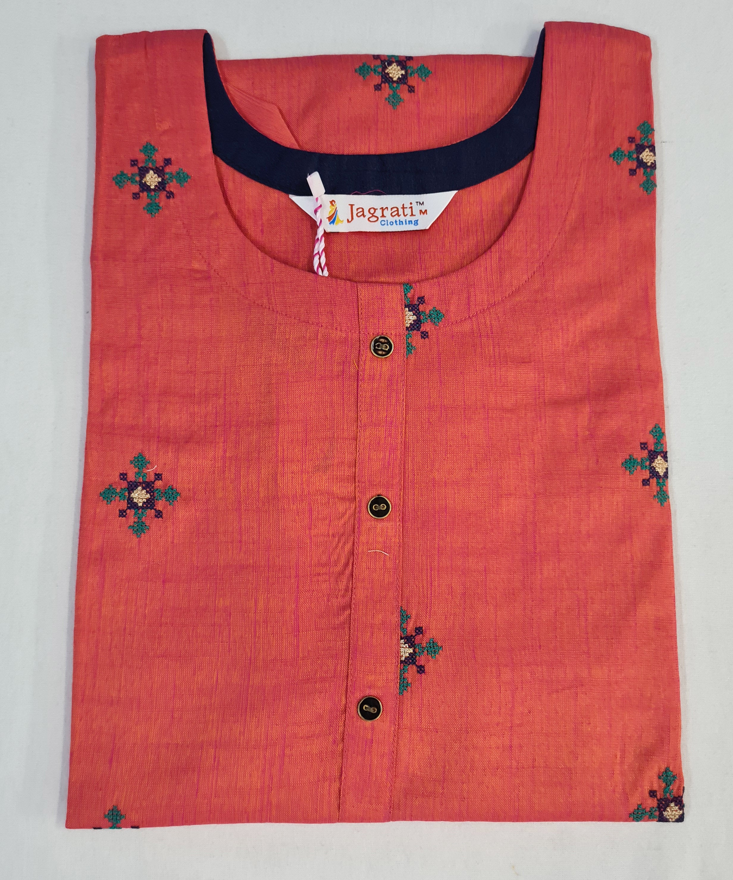 Jagrati Embroidery Kurti Collections
