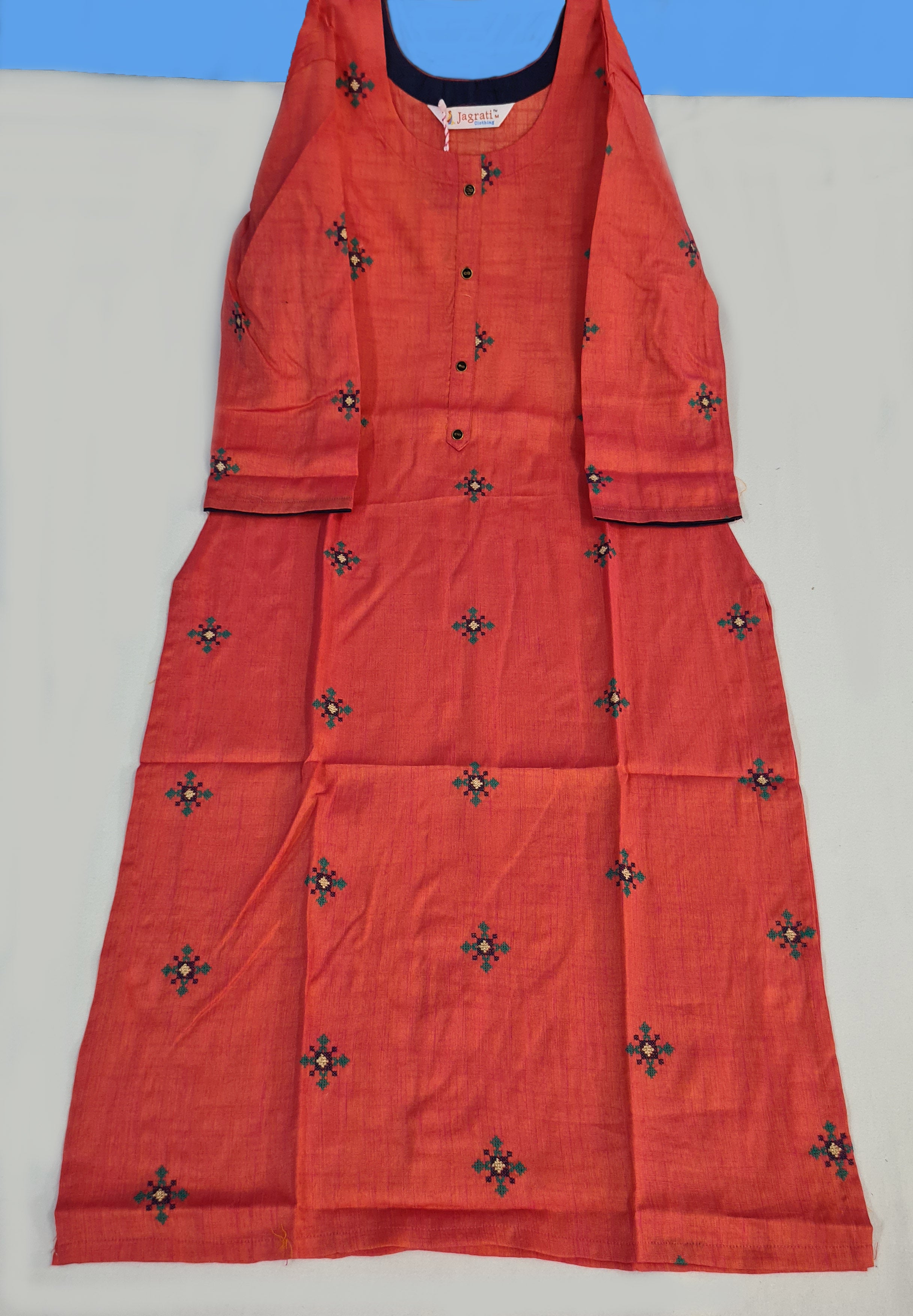 Jagrati Embroidery Kurti Collections