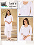 Blue Hills Presents Ivory Rayon With Embroidery Work Designer Ladies Kurti Combo Set Collections