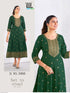 Blue Hills Presents Womaniya Pro Rayon Neck Embroidery Anarkali Gown Collections