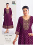 Blue Hills Presents Womaniya Pro Rayon Neck Embroidery Anarkali Gown Collections