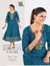 Blue Hills Presents Womaniya Pro Rayon Neck Embroidery Anarkali Gown Collections