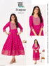Blue Hills Presents Bonjour Rayon Fancy Anarkali Kurti With Foil Print Collections
