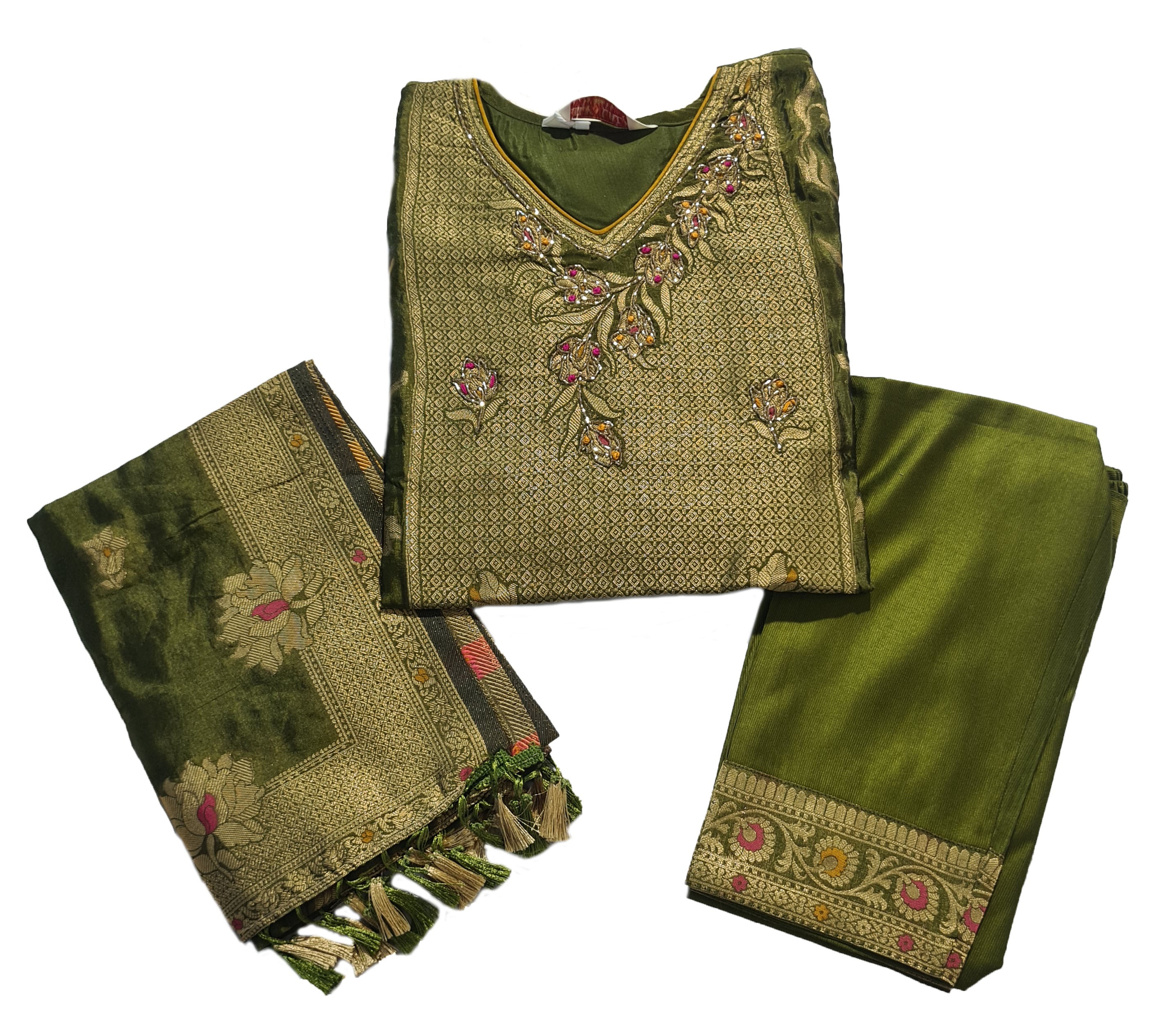 Lily and Lali Silk Kari VOL-3 Silk Kurti with Pant and Dupatta Collections