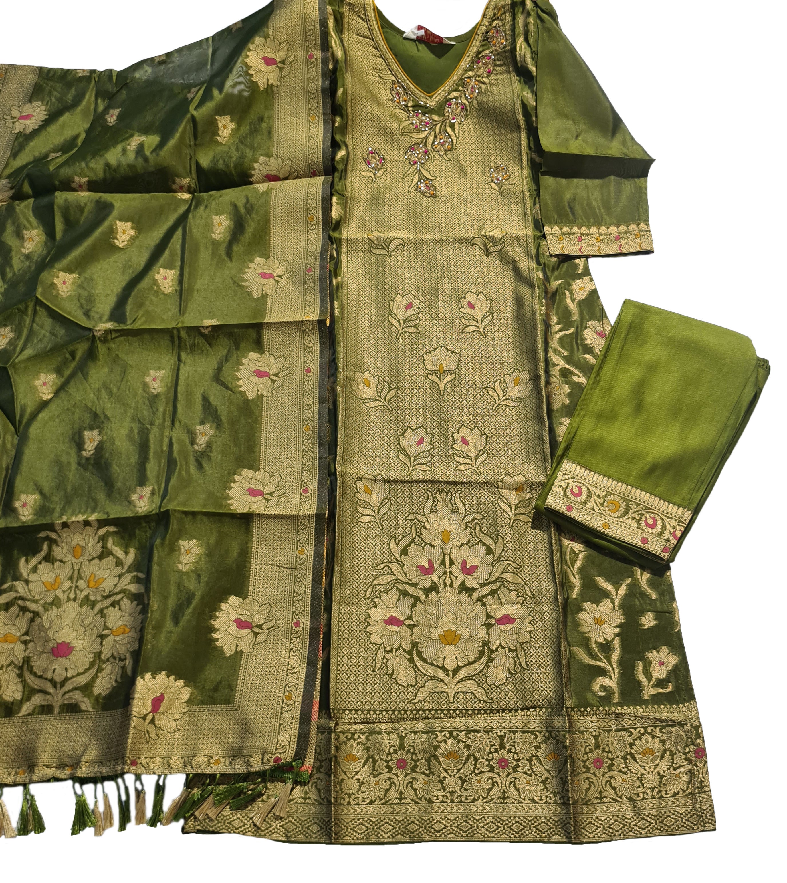 Lily and Lali Silk Kari VOL-3 Silk Kurti with Pant and Dupatta Collections