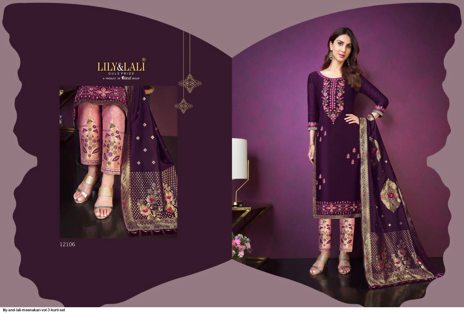 Lily & Lali Presents Meenakari VOL-3 Designer Party Wear Readymade Salwar Suits