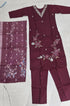 Roman Silk Kurtis With Top Bottom and Dupatta Collections