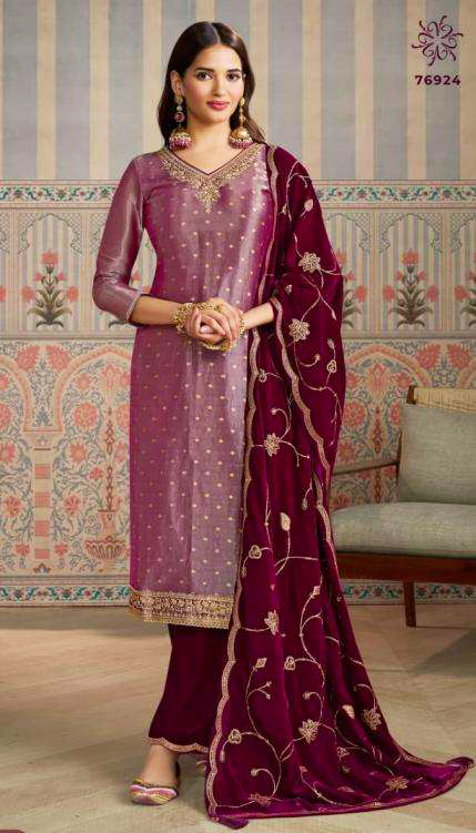 Vinay Presents Kuleesh Sarita Kanjivaram Silk Jacquard 3Pcs Salwar Suit Collections
