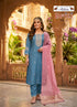 Adara Presents Driti VOL-3 Rayon Silk With Embroidery Work Top Bottom and Dupatta Collections
